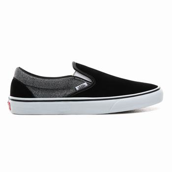 Damske Slip On Tenisky Vans Suede Classic Čierne VA48WFPNI